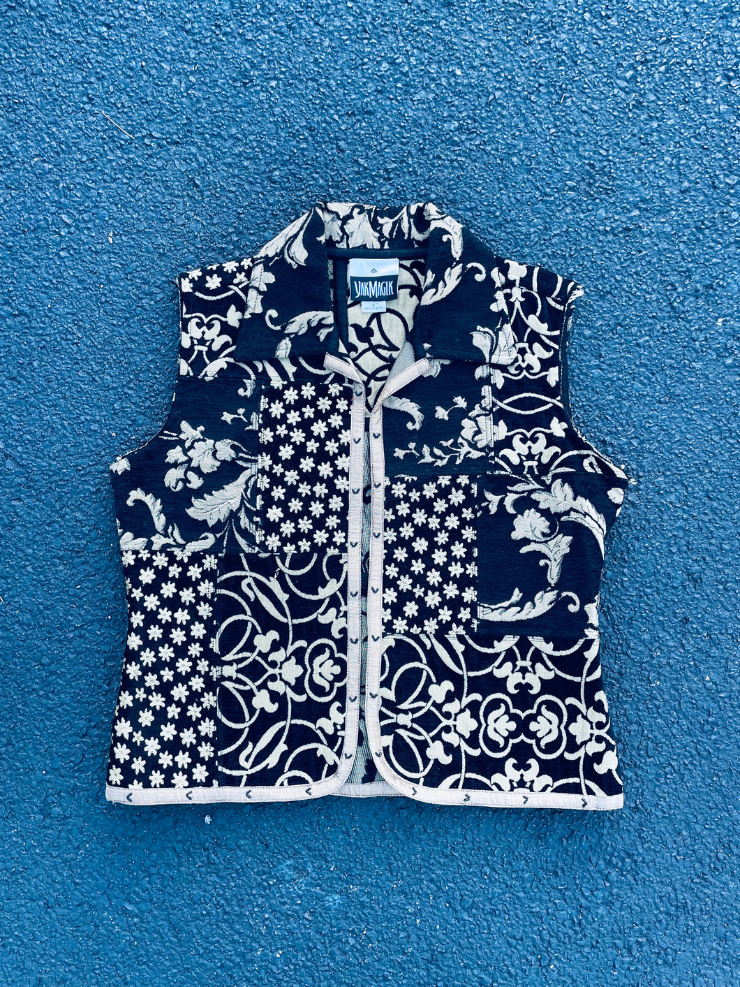 Thrifted Tapestry Vest
